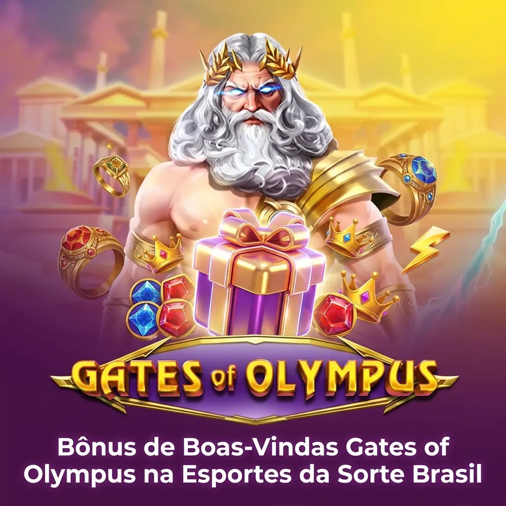 Bônus de boas-vindas Gates of Olympus na Esportes da Sorte Brasil para novos jogadores de cassino