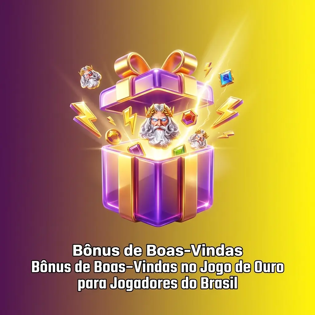 Bônus de boas-vindas Jogo de Ouro: até 100% no 1º depósito para jogar Gates of Olympus no Brasil