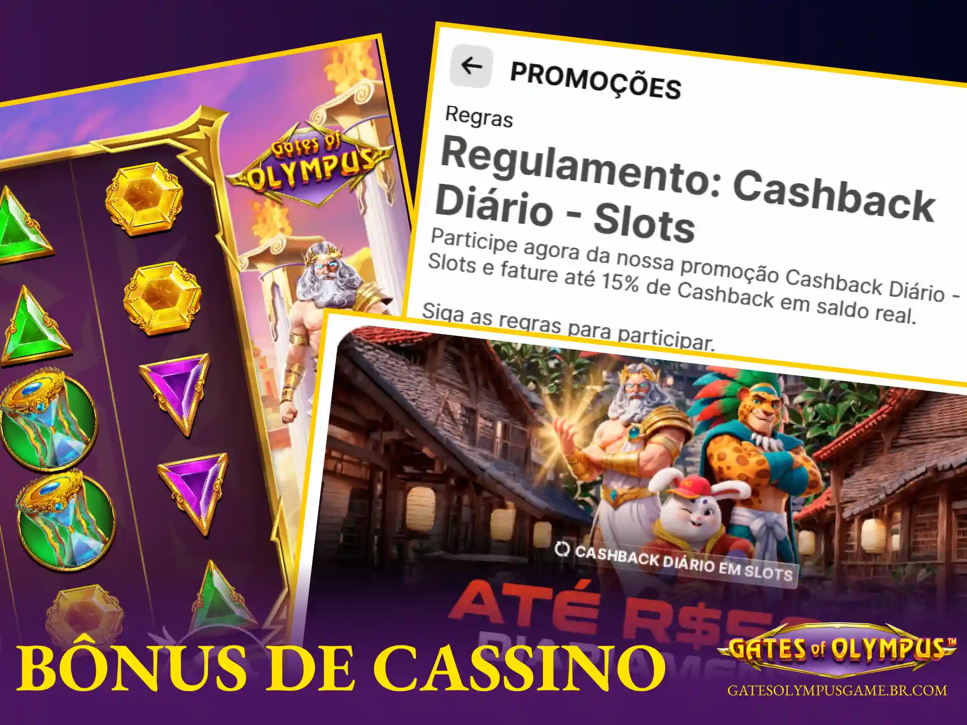 Promoções, giros grátis e bônus de boas-vindas da Aposta Ganha para jogar Gates of Olympus.