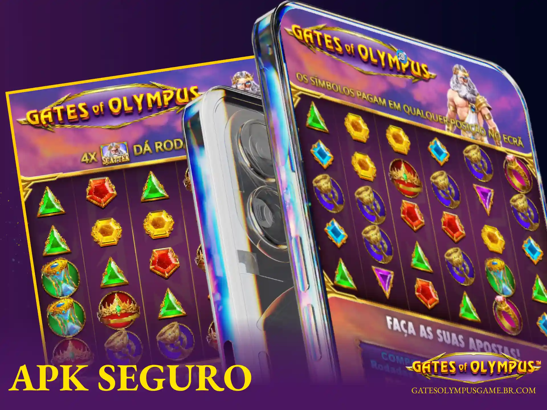 Instruções para realizar o download seguro do arquivo APK do Gates of Olympus em dispositivos Android.