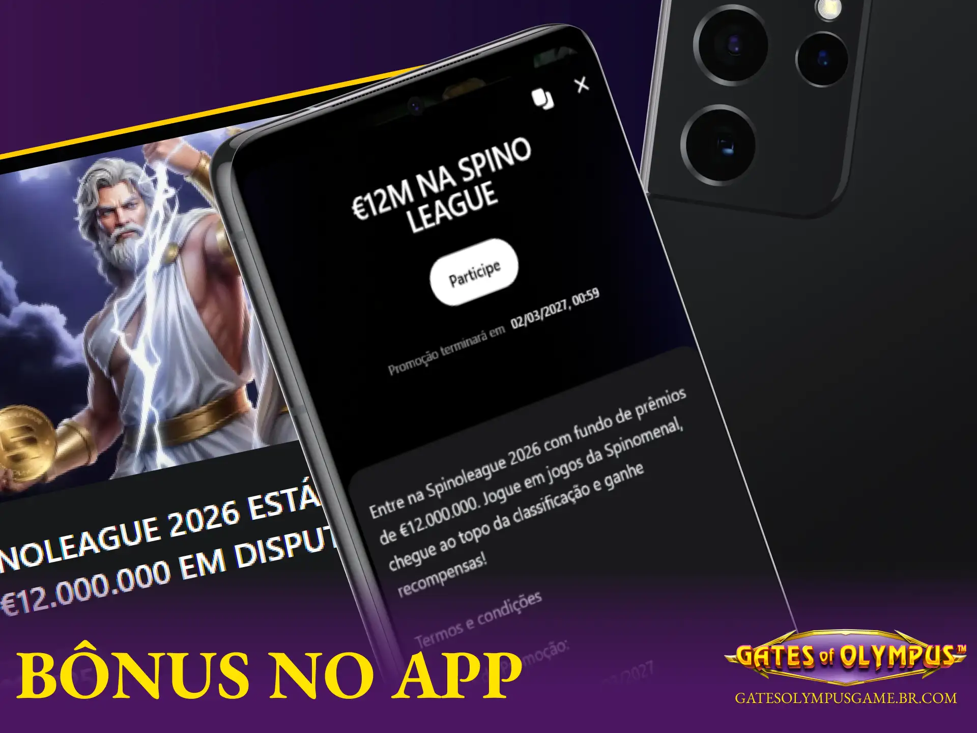 Promoções exclusivas e bônus para apostar no caça-níquel Gates of Olympus através do aplicativo no celular.