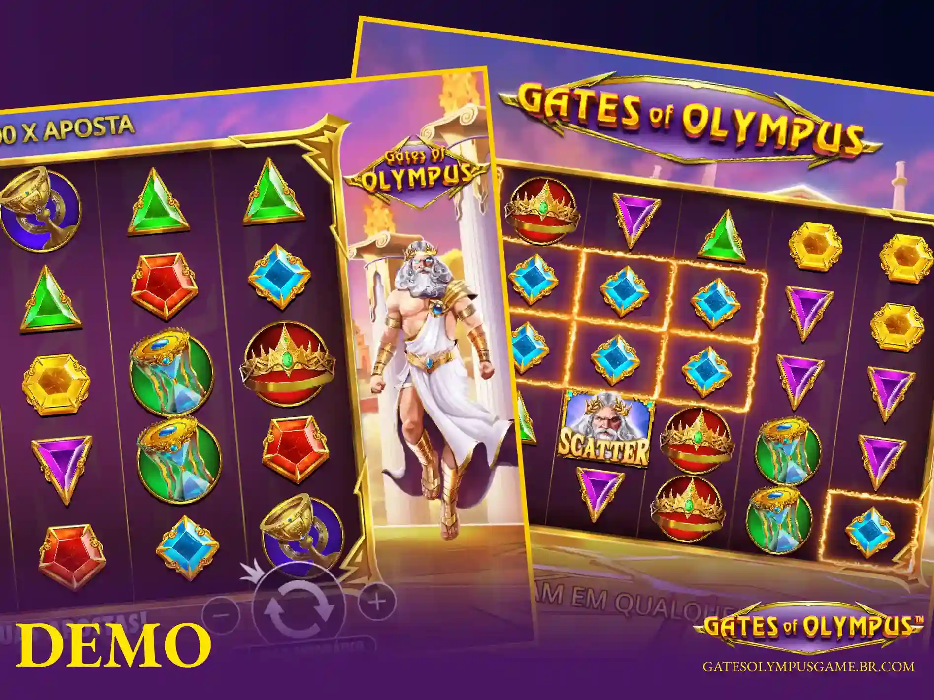 Modo de demonstração gratuita do jogo Gates of Olympus para testar as mecânicas sem apostar dinheiro real.