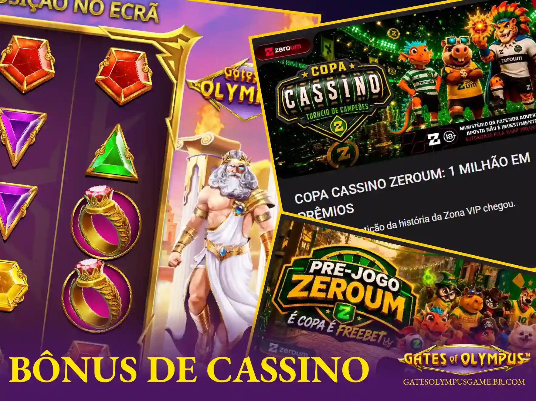 Promoções, giros grátis e bônus de boas-vindas da Zeroumbet para jogar Gates of Olympus.